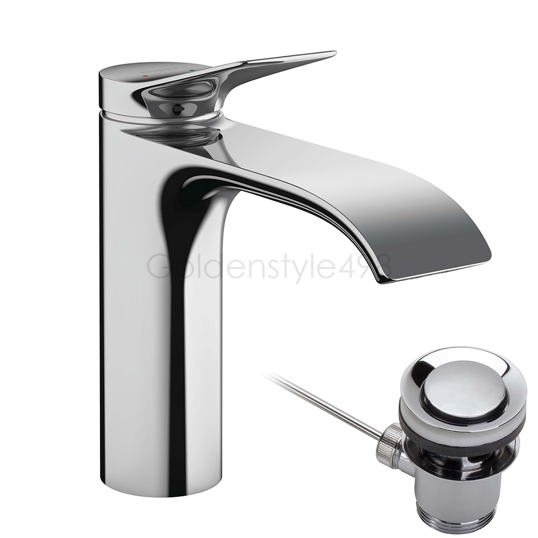 Hansgrohe 75020000<br>Vivenis 110 單槍加高面盆龍頭 <br>(附拉桿落水頭/鉻色)  |面盆龍頭|HANSGROHE|面盆龍頭