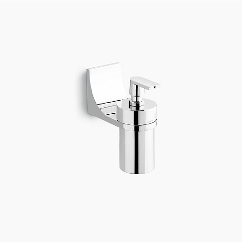 K-10438T-CP<br>LOURE 給皂器（帶托架）  |衛浴配件|品牌|KOHLER