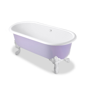 KOHLER<br>K-11195T-RT<br>CLEO 獨立式鑄鐵浴缸<br>(175 x 80 cm,紫)