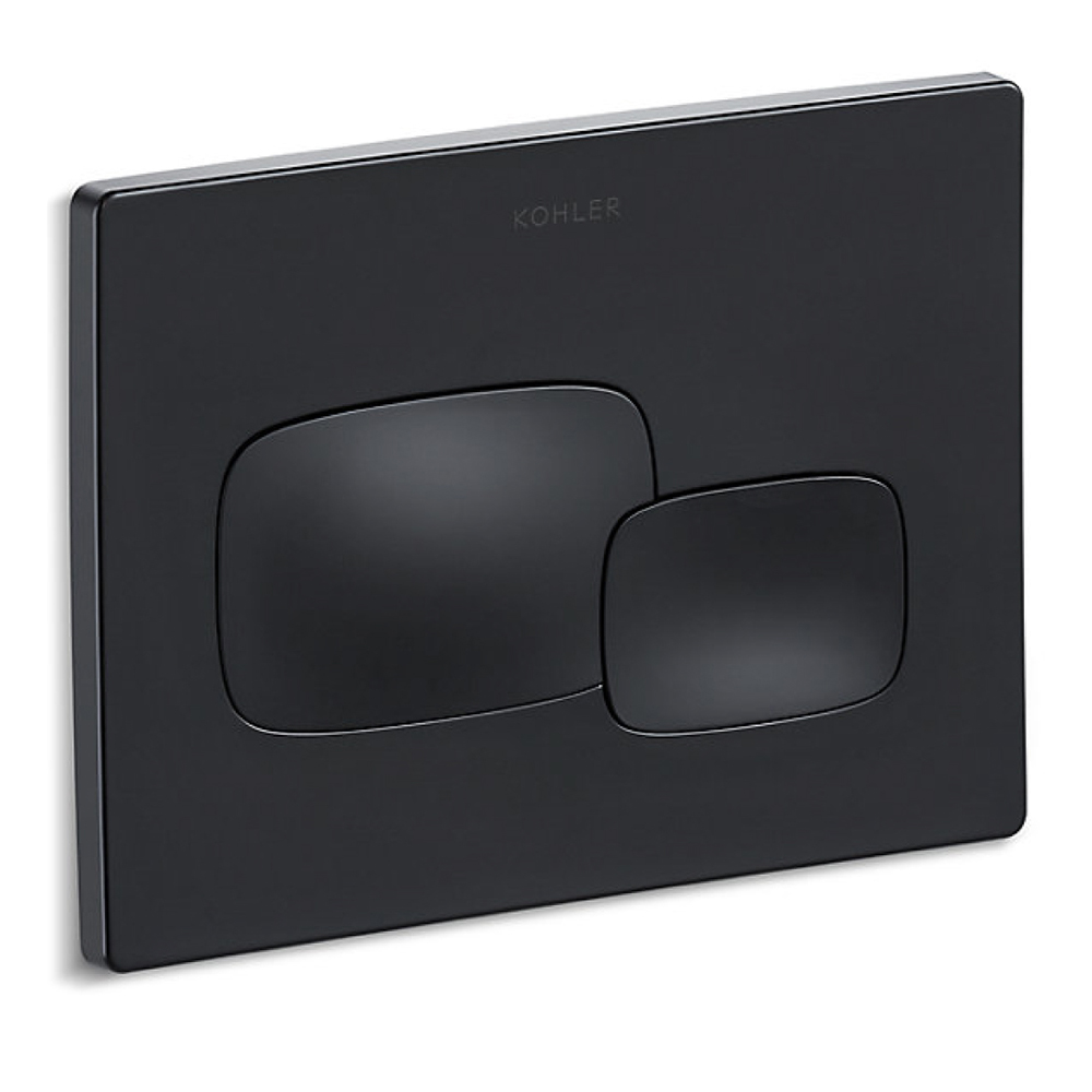 KOHLER<br>K-20341T-PNE-2BL<br>Pebble 氣動隱藏水箱面板<br>(原質黑)  |精品馬桶|馬桶零件|KOHLER