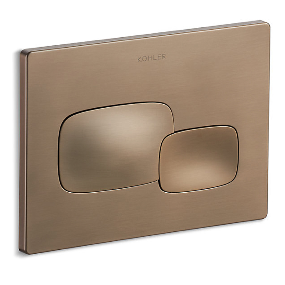 KOHLER<br>K-20341T-PNE-BV<br>Pebble 氣動隱藏水箱面板<br>(霧銅)  |精品馬桶|馬桶零件|KOHLER