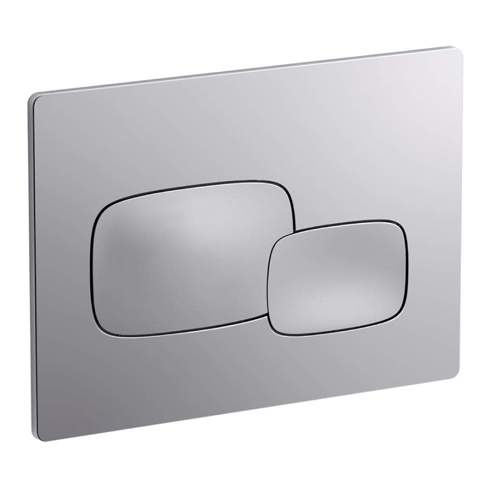 KOHLER<br>K-20341T-PNE-CP<br>Pebble 氣動隱藏水箱面板<br>(鉻色)  |精品馬桶|馬桶零件|KOHLER