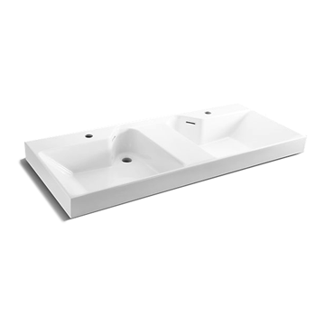KOHLER<br>K-23049T-2H-0<br>Flexispace 2.0 雙孔一體式檯面盆<br> (119.4 x 49.7cm)