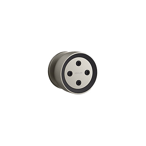 KOHLER<br>K-26299T-BN<br>Statement<br>圓形DEEP MASSAGE深度按摩側邊噴頭<br>(羅曼銀)  |淋浴花灑|KOHLER|頭頂花灑