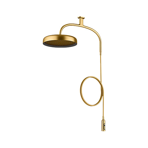 KOHLER<br>K-26303T-2MB<br>Statement<br>搭配配件的經典雙淋浴臂<br>(霧金)  |淋浴花灑|KOHLER|蓮蓬頭伸降桿/掛座/淋浴柱 套組