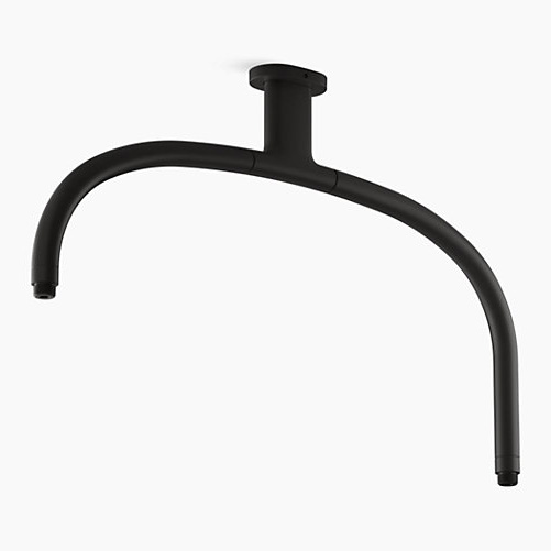 KOHLER<br>K-26305T-BL<br>Statement<br>吸頂式雙花灑臂含軸心<br>(霧黑)  |淋浴花灑|KOHLER|頭頂花灑