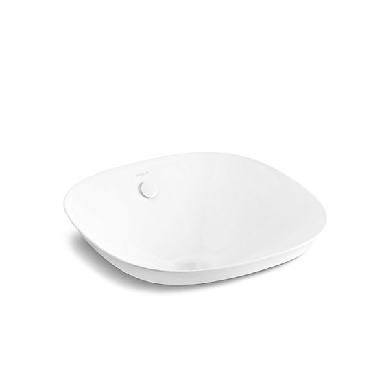 〝KOHLER 促銷商品〞<br>  K-26407T-0  VEIL <br>方型上崁臉盆(42.5 x 42.5cm)  |超值組合|KOHLER年度商品
