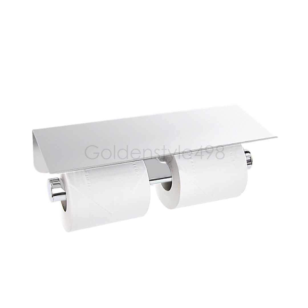♣️KOHLER 設計趨勢♣️<br>K-29229T-CP<br>July 雙側衛生紙架<br> (含平台 /鉻色)