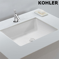 ♣️KOHLER 設計趨勢♣️<br>K-2949T-0<br>FOREFRONT 長方形下崁盆<br>(內徑 57x40cm)  |超值組合|KOHLER 2024 設計趨勢型錄