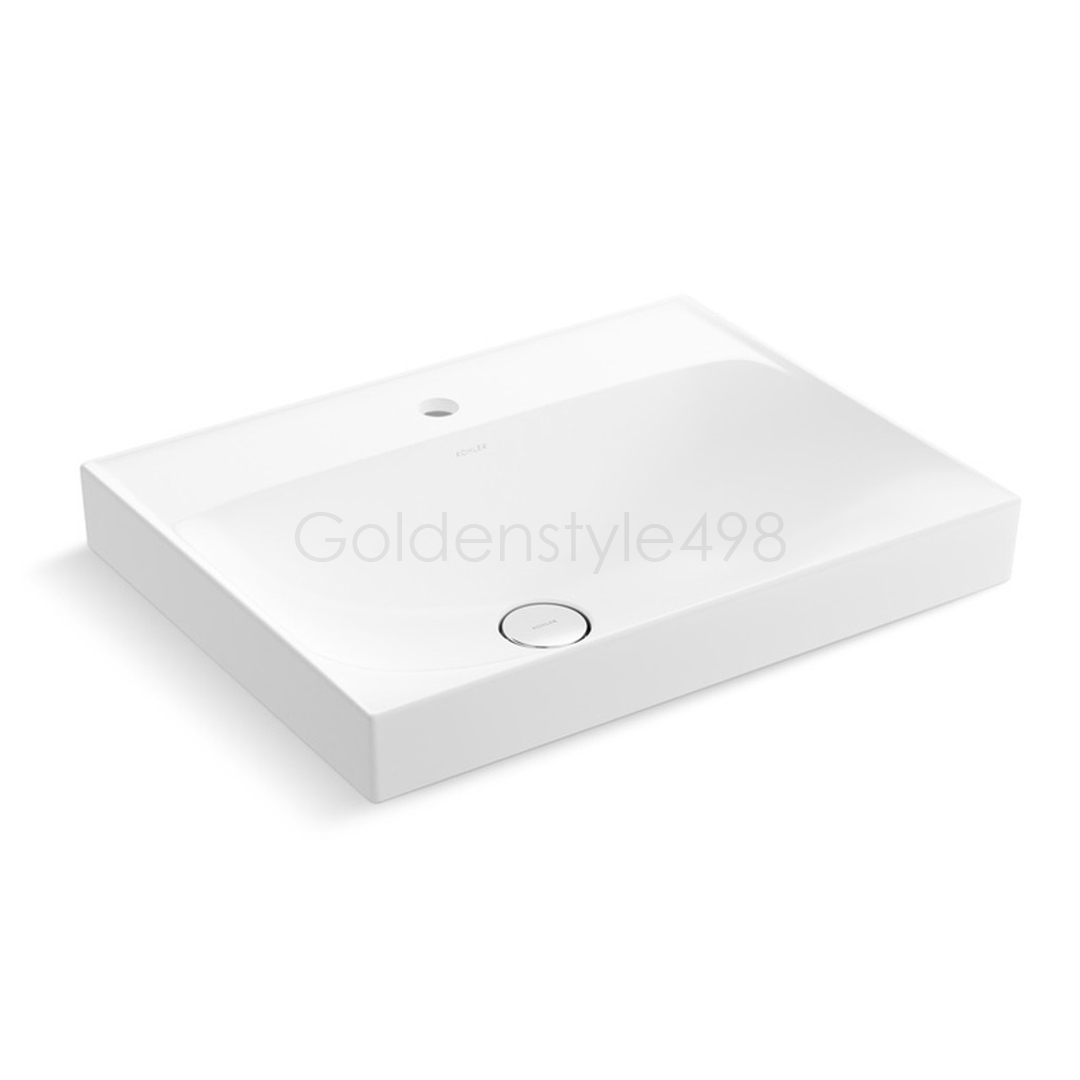 KOHLER <br>K-30506T-1-0<br>FOREFRONT BRINK 單孔檯面盆<br> (60 x 46 cm)  |超值組合|KOHLER 2024 設計趨勢型錄