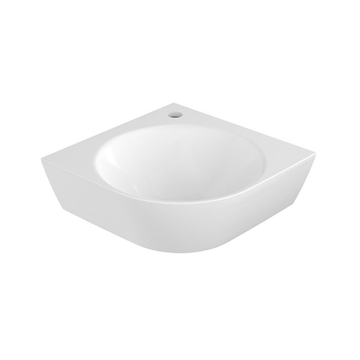 KOHLER<br>K-31461IN-0<br>Span Corner Lav 單孔角落壁掛盆<br> (白,有龍頭孔)<br>(56.7 x 40.3 cm)