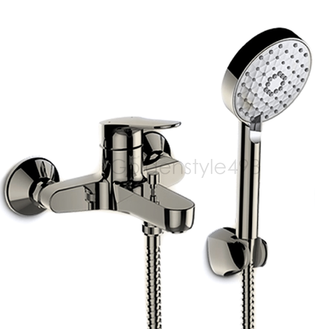 ♣️KOHLER 設計趨勢♣️<br>K-33079T-4-BN<br>ACCLIV 浴缸花灑淋浴龍頭<br>(羅曼銀)  |超值組合|KOHLER 2024 設計趨勢型錄
