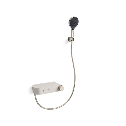 🌳KOHLER 永續的美學🌳<br>K-36520T-9-BN<br>FLUENCE 恆溫式淋浴浴缸龍頭<br>(羅曼銀)<br>含下出水