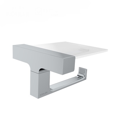 KOHLER<br>K-37351T-CP<br>STRAYT 廁紙置物架產品圖