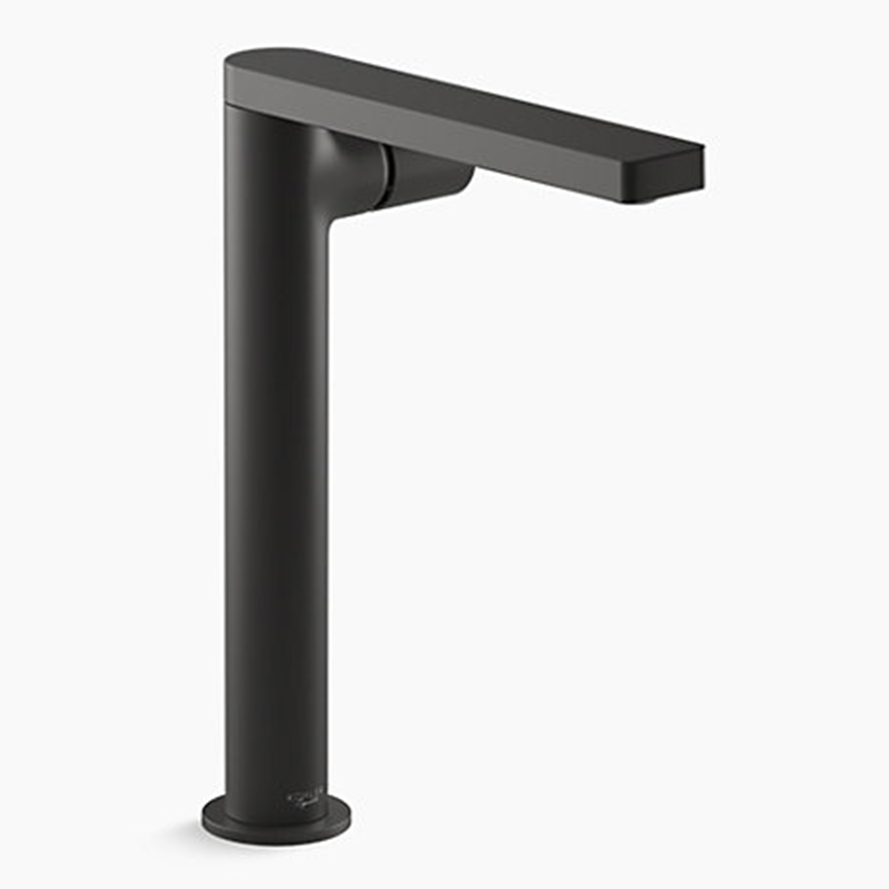 KOHLER<br>K-73054T-B7-BL<br>Composed 超高面盆龍頭<br>(側把手/霧黑)  |黑色系列|面用龍頭