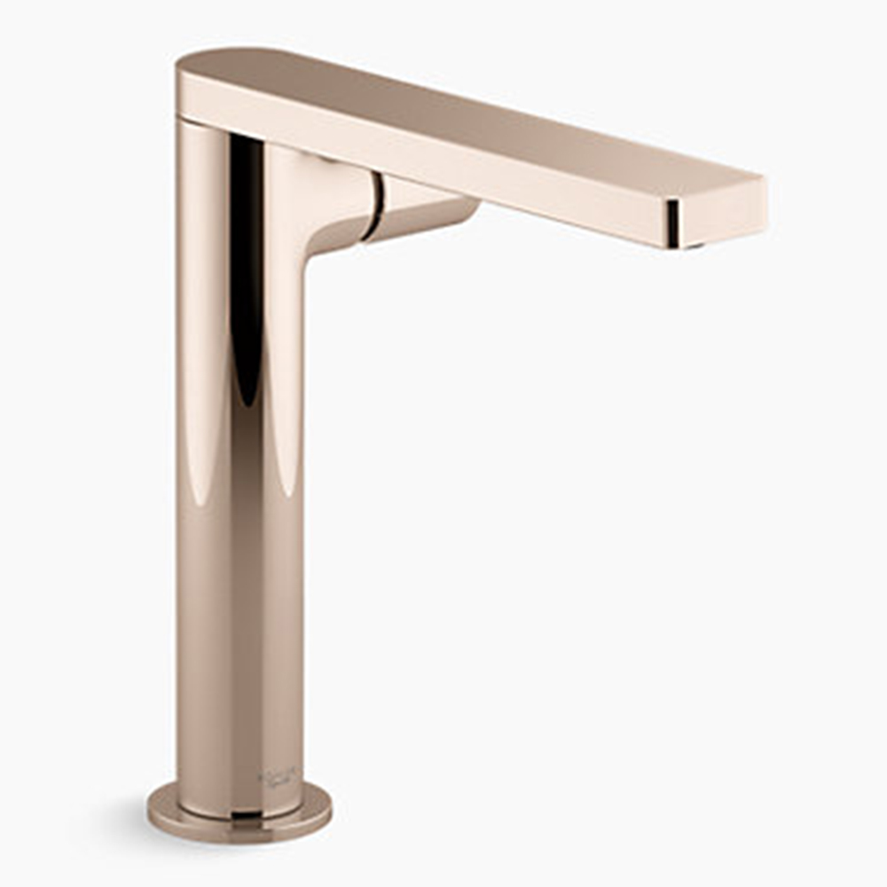 KOHLER<br>K-73159T-B7-RGD<br>Composed 加高單槍面盆龍頭<br>(側把手/玫瑰金)  |金色系列|面用龍頭