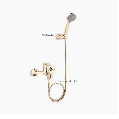 KOHLER <br>K-7686T-4-AF<br>July 浴缸花灑龍頭組(法蘭金)  |金色系列|浴用龍頭 / 花灑