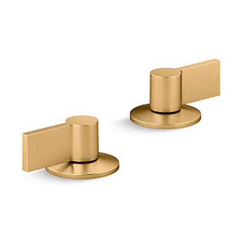 KOHLER<br>K-77990T-4-2MB<br>Components 面盆龍頭<br>杆型把手<br>(霧金)  |面盆龍頭|KOHLER|龍頭把手