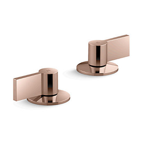 KOHLER<br>K-77990T-4-RGD<br>Components 面盆龍頭<br>杆型把手<br>(玫瑰金)  |面盆龍頭|KOHLER|龍頭把手