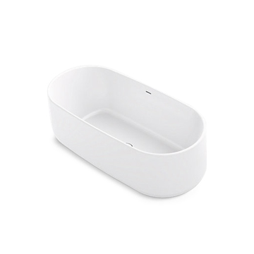 KOHLER<br>K-8336T-0<br>Ceric 橢圓形綺美石獨立浴缸<br>(165.1 x 79 x 58.6 cm)