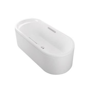 KOHLER<br>K-9287T-GR-0<br>Lovee 橢圓獨立式鑄鐵浴缸(175 x 75 cm)產品圖