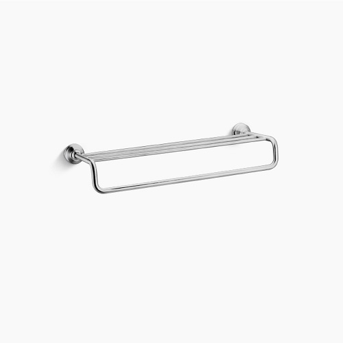 K-98255T-CP<br>FAIRFAX 24吋雙層浴巾架  |衛浴配件|品牌|KOHLER