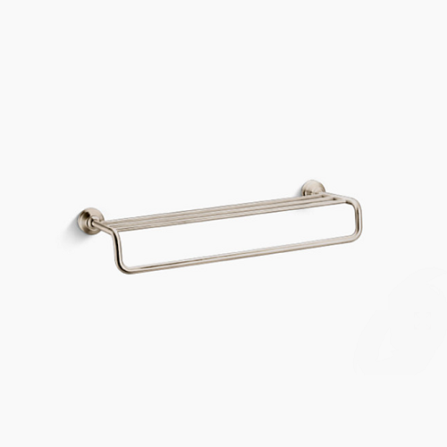 K-98256T-CP<br>FAIRFAX 24吋雙層毛巾桿  |衛浴配件|品牌|KOHLER