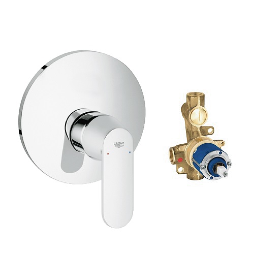 GROHE 19383.001<br>EUROSMART COSMOPOLITAN 埋壁浴用<br>單切 控制面板 (含埋壁軸心)  |浴缸龍頭|GROHE|埋壁式浴缸龍頭