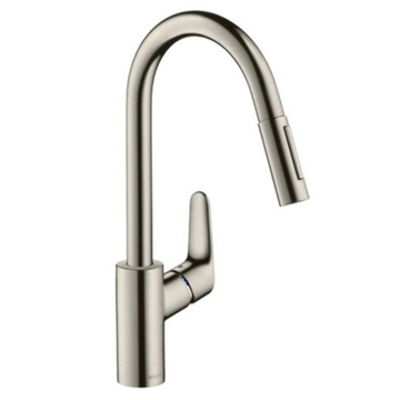 Hansgrohe 31815800 <br>Focus M41 廚用龍頭 (可伸縮)<br>(不鏽鋼色)  |廚用龍頭|Hansgrohe