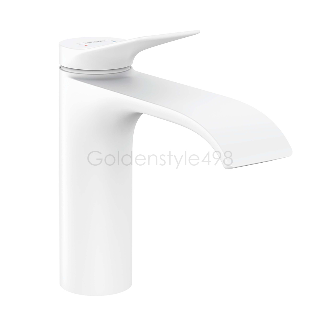 Hansgrohe 75022700<br>Vivenis 110 單槍加高面盆龍頭 <br>(無按壓落水頭/霧白)