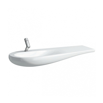 LAUFEN 81497.3<br>ALESSI ONE 檯面盆(右檯面)<br>LCC (120x50cm)  |面盆|LAUFEN|檯上盆