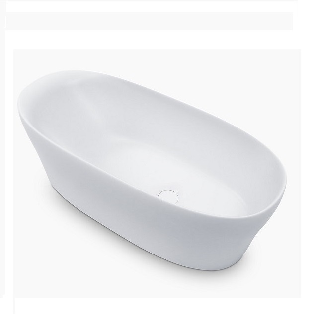 KOHLER <br>  K-20248T-0<br>Karing  160cm 橢圓形綺美石浴缸  |浴缸|KOHLER|獨立式浴缸