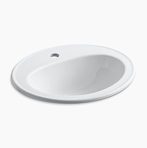 〝KOHLER 促銷商品〞<br>K-2196X-1-0<br>Pennington 單孔檯面盆<br> (內徑40.6 x 27.5 cm)  |面盆|KOHLER|檯上盆