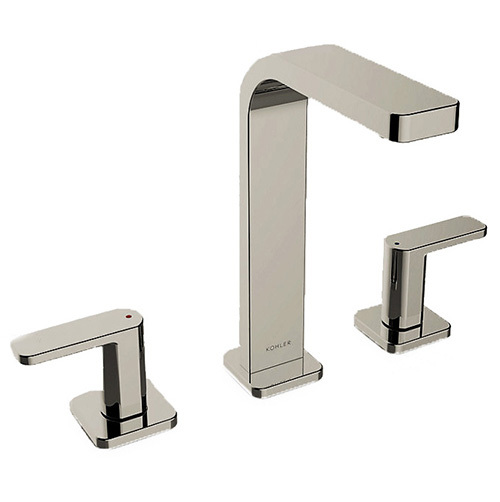KOHLER <br>K-22566T-4-BN<br>Parallel 三件式加高面盆龍頭<br>(羅曼銀)  |面盆龍頭|KOHLER|三孔面盆龍頭