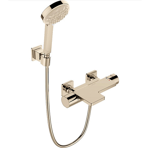 〝KOHLER 促銷商品〞<br>K-23523T-9-AF<br>Parallel 恆溫掛牆式花灑龍頭  <br>(法蘭金) - 含下出水  |金色系列|浴用龍頭 / 花灑