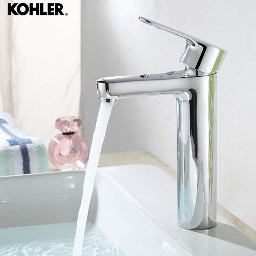 〝KOHLER 促銷商品〞<br>K-5241T-4-CP<br>JULY 加高面盆龍頭(鉻色)  |面盆龍頭|KOHLER|面盆龍頭