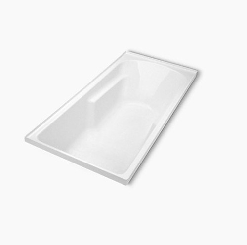 Quietude™<br>K-8262T-0<br>1.4米崁入式鑄鐵浴缸