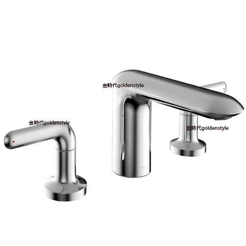 〝KOHLER 促銷商品〞<br>K-99455T-4-CP<br>Kumin 三孔式臉盆龍頭<br>(鉻色)  |面盆龍頭|KOHLER|三孔面盆龍頭