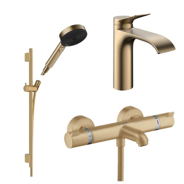 Hansgrohe <br>Ecostat Comfort 13114140<br>恆溫浴缸龍頭套組 (霧古銅)