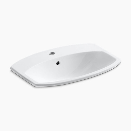 〝KOHLER 促銷商品〞<br>K-2351T-1-0<br>Cimarron 單孔上崁盆<br> (58.4 x 46.2 cm)  |超值組合|KOHLER年度商品