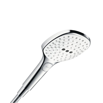 Hansgrohe <br>Raindance Select E 120  26520400<br>三段式手持蓮蓬頭 (白/鉻)  |淋浴花灑|HANSGROHE|蓮蓬頭