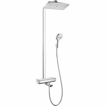 Hansgrohe<br>27113000 Raindance E 1 jet <br>Shower pipe 360 定溫淋浴花灑組 (鉻)  |淋浴花灑|HANSGROHE|蓮蓬頭伸降桿/掛座/淋浴柱 套組