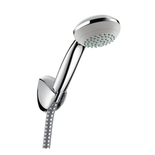 Hansgrohe 27576000<br>Crometta 85  <br>蓮蓬頭+原廠支架<br>1種水流  |淋浴花灑|HANSGROHE|蓮蓬頭伸降桿/掛座/淋浴柱 套組