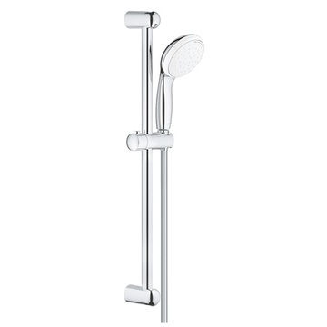 Grohe 27598.001 <br> Tempesta 100 兩段蓮蓬頭滑桿組60cm  |淋浴花灑|GROHE|蓮蓬頭伸降桿/掛座/淋浴柱 套組