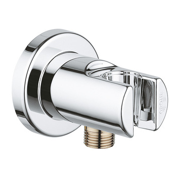 ★GROHE 28628001<br>RELEXA<br>壁式蓮蓬頭出水接頭(鉻色)  |淋浴花灑|GROHE|埋壁式下出水