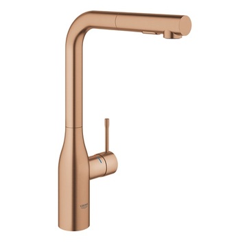 GROHE 30270.DL0<br/>Essence  廚房伸縮龍頭/二段出水(霧玫瑰金)  |黑色系列|廚用龍頭