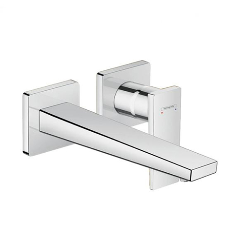 Hansgrohe 32526000 <br>Metropol  <br>附牆臉盆龍頭-一字把手 <br>含軸心 (鉻色)  |面盆龍頭|HANSGROHE|埋壁式面盆龍頭