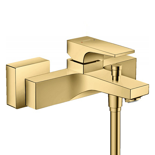 Hansgrohe<br>Metropol  32540990<br>附牆浴缸龍頭 一字把手 <br>(亮金)  |浴缸龍頭|HANSGROHE|浴缸龍頭
