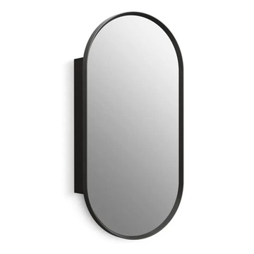 KOHLER<br>K-35573-BLL<br>Verdera 橢圓鏡櫃<br>霧黑（左開/右開）<br>無燈  |鏡櫃|KOHLER