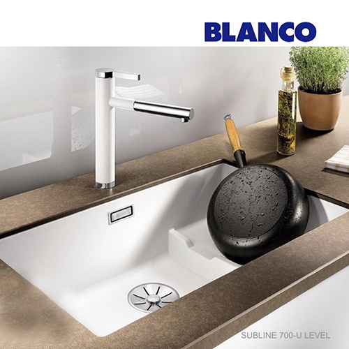 BLANCO<br>SUBLINE 700-U LEVEL<br>523456 花崗岩廚用水槽<br>(白色/ 內徑70x40 cm)  |廚用水槽|BLANCO
